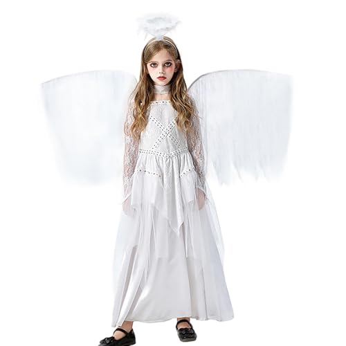 Kostüm Halloween Mädchen Engel Dämon Kleid Gothic für Party Verkleidet Cosplay und Bühnenshow Kostüm Halloween Mädchen T636 von Générique