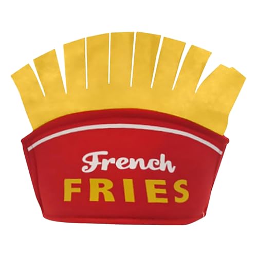 Kostüm für Lebensmittel, Food Hat | Französische Pommes Frites Fast Food Hut, Fast-Food-Kopfbedeckung, lustiges Zubehör, Neuheit für Erwachsene und Kostüm für Lebensmittel, Food Hat | Französische Pommes Frites Fast Food Hut, Fast-Food-Kopfbedeckung, lustiges Zubehör, Neuheit für Erwachsene und von Générique