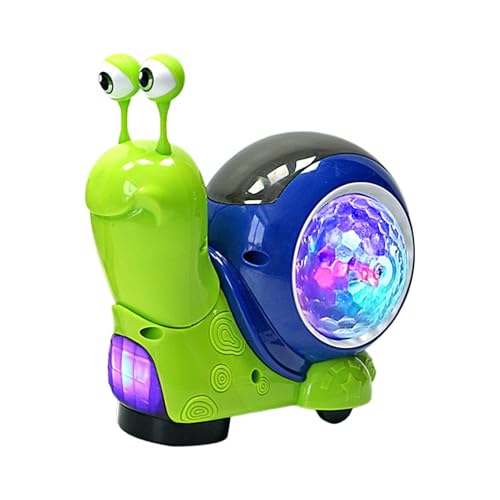 Kriechende Spielzeuge - Schnecke Babyspielzeug | Elektrisches Schneckenspiel mit automatischer Hindernisvermeidungsfunktion | kriechende Schnecke Babyspielzeug | Musikspielzeug mit brillanter Musik Kriechende Spielzeuge - Schnecke Babyspielzeug | Elektrisches Schneckenspiel mit automatischer Hindernisvermeidungsfunktion | kriechende Schnecke Babyspielzeug | Musikspielzeug mit brillanter Musik von Générique