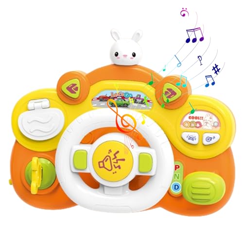 Lenkradspielzeug – für das Fahren mit Musik | Simulationsrad für | Spielzeug für Licht und Sound | Schrei lernt das Lernspielzeug, lässt Sie so aussehen, als würden Sie spielen Lenkradspielzeug – für das Fahren mit Musik | Simulationsrad für | Spielzeug für Licht und Sound | Schrei lernt das Lernspielzeug, lässt Sie so aussehen, als würden Sie spielen von Générique
