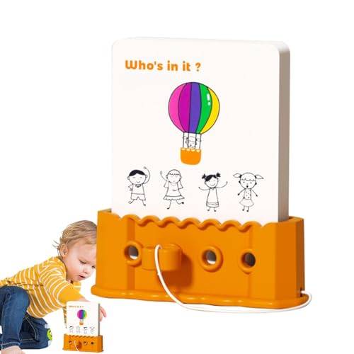 Lernkarten für Kleinkinder, Flash-Karten für Kleinkinder, Früherziehungskarten, logische Schlüssel – interaktives Spielzeug mit Schlüssel und Seil für Jungen und Mädchen, Weihnachtsstrumpf für von Générique