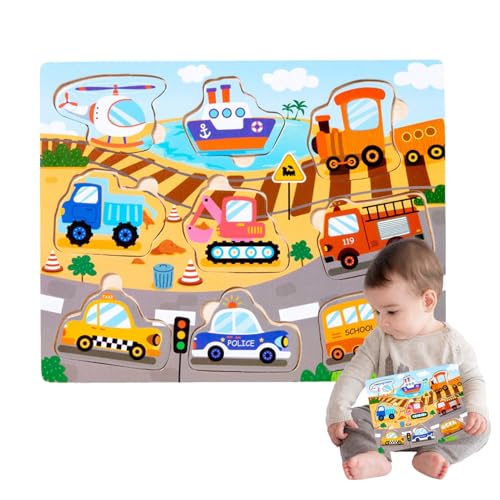 Lernpuzzle, Holzpuzzle für Kleinkinder, Lernspielzeug aus Holz, Cartoon-Design, Lernspielzeug für das Vorschulalter, Puzzlespielzeug für Lernpuzzle, Holzpuzzle für Kleinkinder, Lernspielzeug aus Holz, Cartoon-Design, Lernspielzeug für das Vorschulalter, Puzzlespielzeug für von Générique