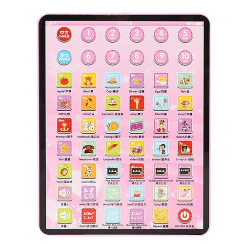 Lerntablett für Kleinkinder, Lerntablett für Kinder, Touchscreen, Spielzeug für Babys | Elektronische Lernsysteme für Kinder von 2 bis 5 Jahren, Spielzeug von Générique