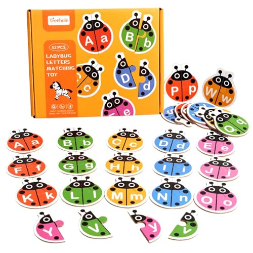 Letter Learning Cards, Puzzle Cards, Sight Words Flash Cards, Preschool Learning Cards, Educational Letter Learning and Sight Words Matching Game with Animal Cards for Preschoolers von Générique