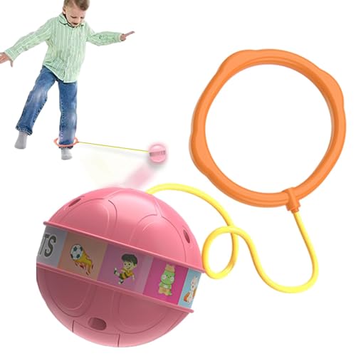 Leuchtender Sprungball, Knöchelspielzeug, Skip Ball, bunter Sport- , batteriebetrieben | Sport-Schaukelball, bunt, für Kinder ab 3 Jahren und älter im Innenbereich Leuchtender Sprungball, Knöchelspielzeug, Skip Ball, bunter Sport- , batteriebetrieben | Sport-Schaukelball, bunt, für Kinder ab 3 Jahren und älter im Innenbereich von Générique