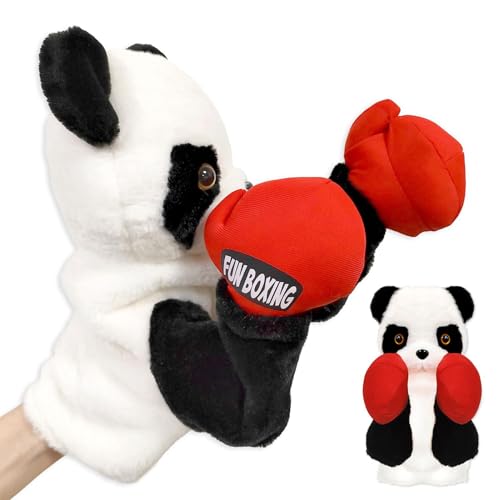 Linda Handpuppe – interaktives Spielzeug für Plüschtiere | Boxpuppen mit Zeichnungen für weich, lustig | Tragbares und farbenfrohes Spielzeug für Lern- und Kreativspiele von Générique