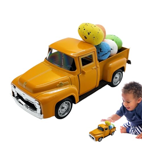 -Lkw-Dekoration – Dekoration des Osterhofs | Lernmodell mit Eiern | Happy Spring Small Truck Decorations, Paster Farmhouse Metal Model für die Dekoration -Lkw-Dekoration – Dekoration des Osterhofs | Lernmodell mit Eiern | Happy Spring Small Truck Decorations, Paster Farmhouse Metal Model für die Dekoration von Générique