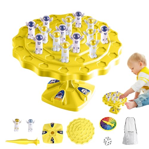 Lustiger Balance-Baum der Astronauten – Montesori -Spielzeug, stapelbare Astronautenfiguren, mathematisches Lernspiel | Kreativer Tisch-Balance-Baum, Geschicklichkeitsspiel für Kinder von Générique