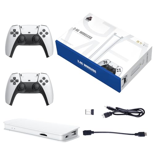 M15 2,4 G kabellose Retro-Arcade-Spielekonsole, Dual-HDMI-HDTV-Anschluss, 64 GB/128 GB Speicher, über 10.000 integrierte Spiele, Mini-Arcade-Spiele, geeignet für Familien und Erwachsene von Générique
