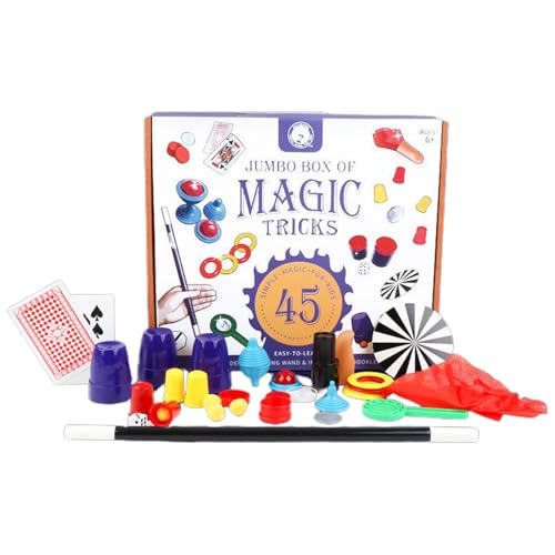 Magic Trick Kit – Spielzeug Fun Educational, Favors Zubehör Magic Zubehör | Sieht aus, als würde man mit Spielen, komplettes Bühnen-Set, spannende Gesellschaftsspiele für Partys, Tipps Magic Trick Kit – Spielzeug Fun Educational, Favors Zubehör Magic Zubehör | Sieht aus, als würde man mit Spielen, komplettes Bühnen-Set, spannende Gesellschaftsspiele für Partys, Tipps von Générique