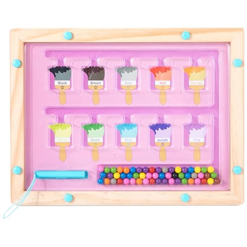 Magnetic Color Maze, Counting Maze Game, Preschool Learning Toy, Fine Motor Skills Activity, Interactive Toy for Boys, Girls Ages 3+, Educational Fun, Holz Material, 11,42 x 8,66 x 0,98 Zoll Magnetic Color Maze, Counting Maze Game, Preschool Learning Toy, Fine Motor Skills Activity, Interactive Toy for Boys, Girls Ages 3+, Educational Fun, Holz Material, 11,42 x 8,66 x 0,98 Zoll von Générique
