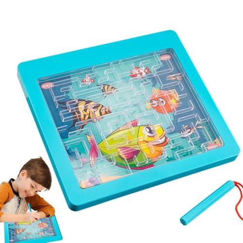 Magnetische Labyrinthtafel, Magnetische Labyrinthtafel für - Perlenlabyrinth Spielzeug für - Magnetisches Labyrinth Spielzeug Labyrinth Puzzle Labyrinth für Lernspielzeug P von Générique
