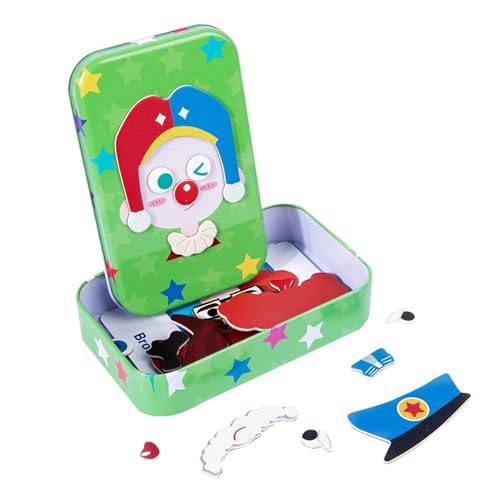 Magnetisches Anziehspielzeug, magnetisches Puzzle – Puzzle zum Wechseln des Ausdrucks, magnetische Puppen zum Anziehen, Spielzeug aus Holz, Puzzle für Kinder ab 3 Jahren Magnetisches Anziehspielzeug, magnetisches Puzzle – Puzzle zum Wechseln des Ausdrucks, magnetische Puppen zum Anziehen, Spielzeug aus Holz, Puzzle für Kinder ab 3 Jahren von Générique
