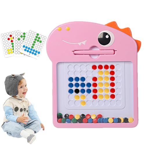 Magnetisches Zeichenbrett – Kreatives Doodle-Pad, magnetisches Stiftspielzeug, Lerntafel | Lerntafel | Lernspiel für Kinder ab 3 Jahren, Vorschuljungen, Reiseaktivitäten von Générique