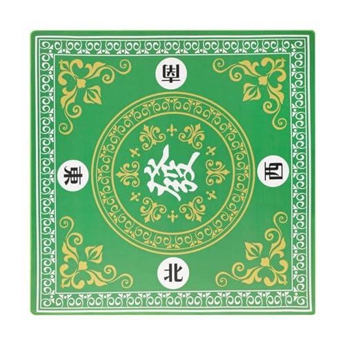 Mahjong-Matte, Mahjong-Matte für Tisch, Brettspielmatte, quadratisch, 31,5 x 31,5 Zoll – rutschfeste Kartenspielmatte, Tischabdeckung, Spielmatte für Mahjongg, Brettspiele Mahjong-Matte, Mahjong-Matte für Tisch, Brettspielmatte, quadratisch, 31,5 x 31,5 Zoll – rutschfeste Kartenspielmatte, Tischabdeckung, Spielmatte für Mahjongg, Brettspiele von Générique