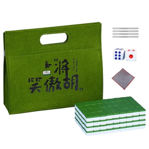 Mahjong Tile, Table Game Kit, Compact Tile Size, Complete Accessory Bundle with Dice and Ruler, Great for Family Gatherings, Leisure Play and Weekend Entertainment Mahjong Tile, Table Game Kit, Compact Tile Size, Complete Accessory Bundle with Dice and Ruler, Great for Family Gatherings, Leisure Play and Weekend Entertainment von Générique