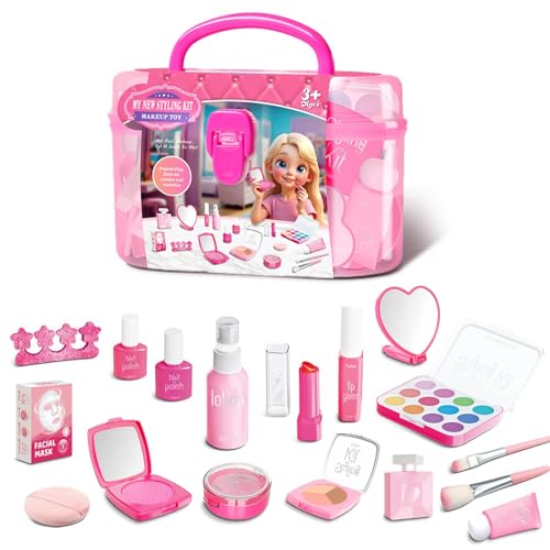 Make-up-Set für kleine Mädchen – Make-up-Set für Mädchen, Prinzessin, Kosmetik-Set für harmlos | ideal für Geburtstag, Jahrestag, Neujahr, von Générique