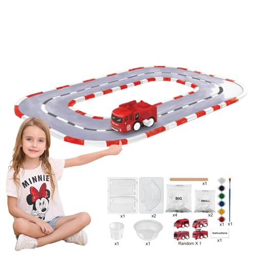 Malspielzeug auf der Piste, Spielzeug auf Malbahnen, Malset für Spielzeuge, DIY-Montage, Set mit Schienen, pädagogisches Malset für den Tag Malspielzeug auf der Piste, Spielzeug auf Malbahnen, Malset für Spielzeuge, DIY-Montage, Set mit Schienen, pädagogisches Malset für den Tag von Générique