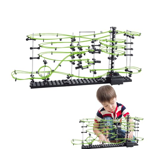 Marble Maze Game, Building Kit, 30,71 x 6,3 x 12,99 Zoll Kinder Battery-Powered Educational Roller Coaster Race Toy, Learning Construction Set for Teens, Adults Interactive Family, Game Marble Maze Game, Building Kit, 30,71 x 6,3 x 12,99 Zoll Kinder Battery-Powered Educational Roller Coaster Race Toy, Learning Construction Set for Teens, Adults Interactive Family, Game von Générique