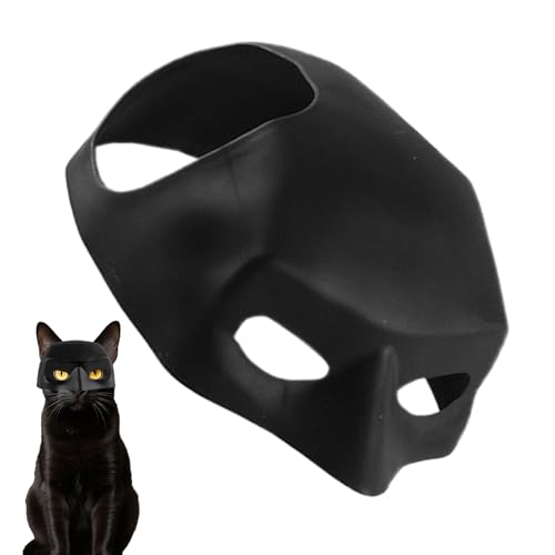 Maske Katze Fledermaus, Maske für Katze, Fledermaus, schwarz, für Katzen – Zubehör für Tiere, für Halloween-Fotoshootings und Themenveranstaltungen von Générique