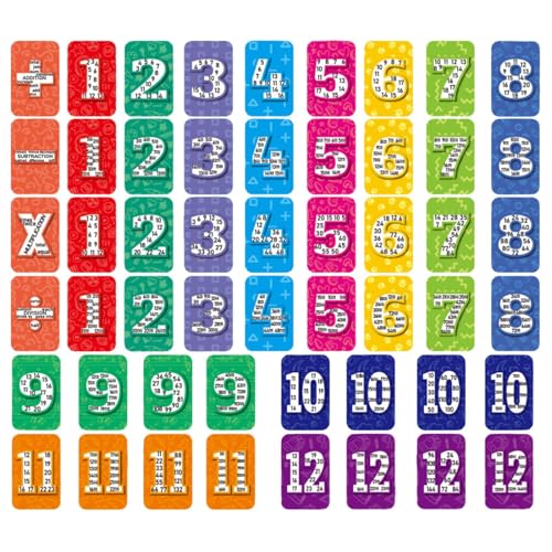 Mathematische Flash-Karten, Mathematik-Spiele für die, vielseitige Mathematik-Flashkarten, Lernhilfe, Lernhilfe, Unterrichtsbedarf für die Mathematische Flash-Karten, Mathematik-Spiele für die, vielseitige Mathematik-Flashkarten, Lernhilfe, Lernhilfe, Unterrichtsbedarf für die von Générique