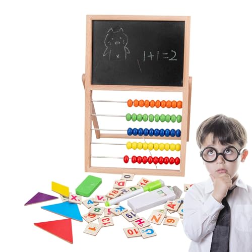 Mathematische Spiele für Abacus Mathe-Spiele | Mathematisches Zählspielzeug aus Holz, vielseitig – kreatives Lernspielzeug für die Vorschule, Früherziehung für den Kindergarten von Générique