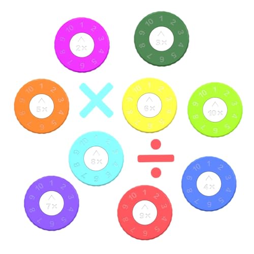 Mathematischer Spinner, Fidget Math – Spielzeug Spinner für 9 Teile | Spinner Fidget Toy Lernnummer Sensorisches Spielzeug für die von Générique