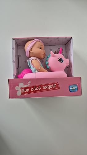 Mein Baby-Schwimmer, Badespielzeug für Kinder, rosa Figur mit Zubehör Mein Baby-Schwimmer, Badespielzeug für Kinder, rosa Figur mit Zubehör von Générique