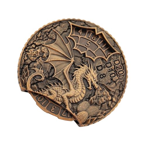 Metalldice Sets, dekorative Eckdices, 2,05 x 2,05 x 1,06 Zoll Cool Role Playing, tragbar, Tischspiele, Holiday Game Spinner für Tischspiele, ideal für Frauen und Männer Metalldice Sets, dekorative Eckdices, 2,05 x 2,05 x 1,06 Zoll Cool Role Playing, tragbar, Tischspiele, Holiday Game Spinner für Tischspiele, ideal für Frauen und Männer von Générique