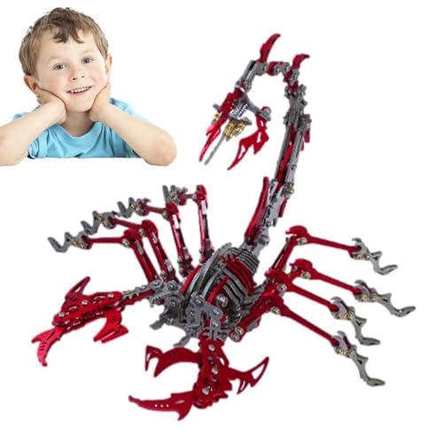 Metallpuzzle Skorpion, Skorpion-Puzzle aus Metall | Realistisches Skorpion-Modell-Set zusammengebaut | abnehmbares Puzzle, Schreibtischornamente, Heimdekoration, handgefertigte Geschenke Metallpuzzle Skorpion, Skorpion-Puzzle aus Metall | Realistisches Skorpion-Modell-Set zusammengebaut | abnehmbares Puzzle, Schreibtischornamente, Heimdekoration, handgefertigte Geschenke von Générique