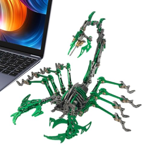 Metallpuzzle für Erwachsene, Metallpuzzle Skorpion, realistisches Skorpion-Modell-Set – abnehmbares Puzzle, Ornamente, Heimdekoration, Bastelgeschenke von Générique