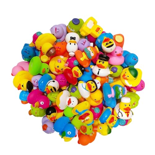 Mini-Enten, kleine Enten, 50 Duschenten für Babys, Mini-Spielzeug, Duckie aus Gummi mit Tragetasche aus Netz, Duschspielzeug, Karnevalsferien Mini-Enten, kleine Enten, 50 Duschenten für Babys, Mini-Spielzeug, Duckie aus Gummi mit Tragetasche aus Netz, Duschspielzeug, Karnevalsferien von Générique