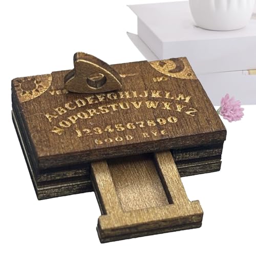 Miniatur-Board Ouija, Miniatur-Verwaltungsrat | Brettboard – Dekoration für Landschaften aus mit Schublade für Halloween-Familientreffen bis zur Arabischen von Générique