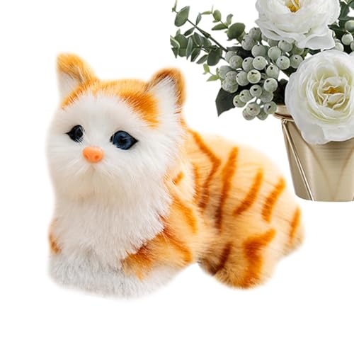 Miniatur-Katzen-Plüschtier | 7,09 Zoll süße Katze | Meow Sons Spielzeug | Dekorative Katze Figur für Zuhause und Auto | Tischständer und Foto-Requisiten von Miniatur-Katzen-Plüschtier | 7,09 Zoll süße Katze | Meow Sons Spielzeug | Dekorative Katze Figur für Zuhause und Auto | Tischständer und Foto-Requisiten von von Générique