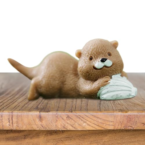 Miniatur Otter - Landschaftsdekoration aus Kunstharz, wasserdicht, Cartoon-Otter realistisch, Garten, Miniatur-Handwerk, Geburtstagskuchendekoration, niedliche Kuchendekoration, Statue Miniatur Otter - Landschaftsdekoration aus Kunstharz, wasserdicht, Cartoon-Otter realistisch, Garten, Miniatur-Handwerk, Geburtstagskuchendekoration, niedliche Kuchendekoration, Statue von Générique