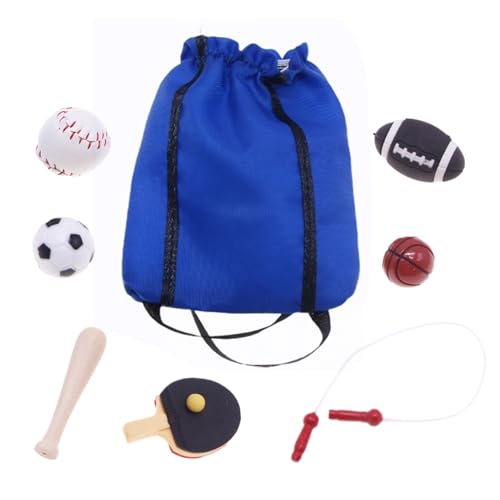 Miniatur Sport Set, Mini Home Decoration Toy Project Toys Creative Room Ornament for Kleinkinder, , Mädchen, Teenager, Dekoration und Zubehör für den t von Générique