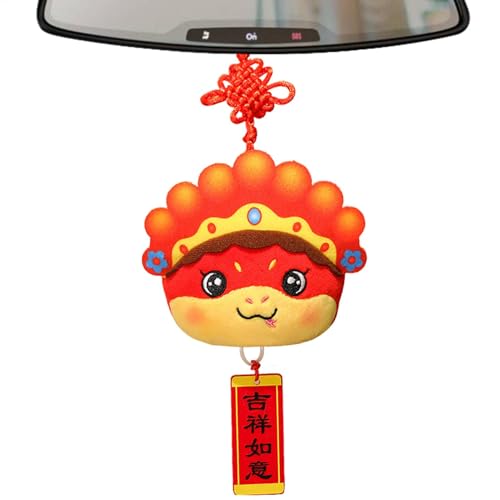 Mondneujahrsschlange, Plüschschlange | 4 Zoll chinesisches Neujahrsplüsch | Plüschtier Jahr der Schlange, dekorative Plüschtiere des Mondjahres für die von Générique