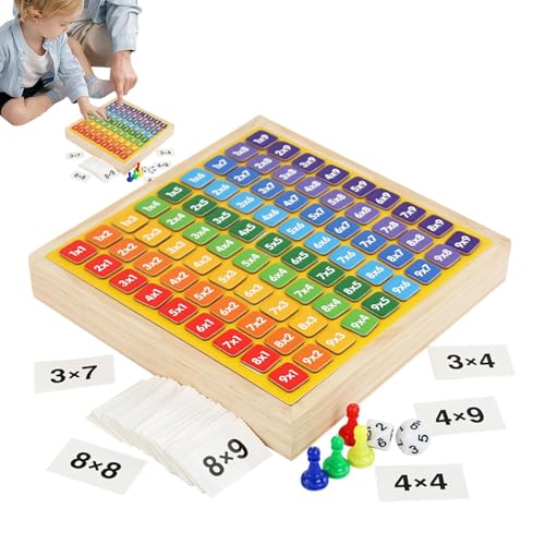 Multiplication Board Kids, Magnetic Math Toys, Hundred Board Learning Game, Educational Homeschool Supplies, Preschool Learning Tool, Fun Activity for Children Over 3 Years von Générique