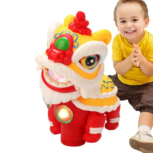 Musical Toys, chinesisches Tanztier Löwe, Musikspielzeug, Cartoon Dancing Löwe, elektrisches Spielzeug, batteriebetrieben, bewegliches Tier für Feiertage, chinesisches New Year Dekoration, lustiges Musical Toys, chinesisches Tanztier Löwe, Musikspielzeug, Cartoon Dancing Löwe, elektrisches Spielzeug, batteriebetrieben, bewegliches Tier für Feiertage, chinesisches New Year Dekoration, lustiges von Générique