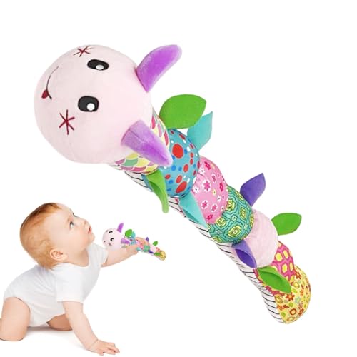 Musikalische Plüschtiere für Babys, Musik-Plüschtiere | Plüschspielzeug für Babys und Mädchen, niedliches Chenille-Kissen, interaktives musikalisches sensorisches Spielzeug für und Mädchen von Générique