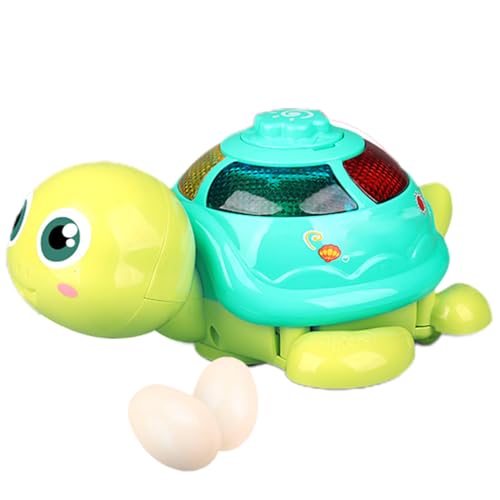 Musikalisches Turtle Toy, Cartoon Egg Laying Schildkröte mit Licht und Musik, interaktives Crawling Tier für kognitives Lernen, Klassenzimmer, Zuhause, Schule, Kindergarten, Geburtstag Musikalisches Turtle Toy, Cartoon Egg Laying Schildkröte mit Licht und Musik, interaktives Crawling Tier für kognitives Lernen, Klassenzimmer, Zuhause, Schule, Kindergarten, Geburtstag von Générique