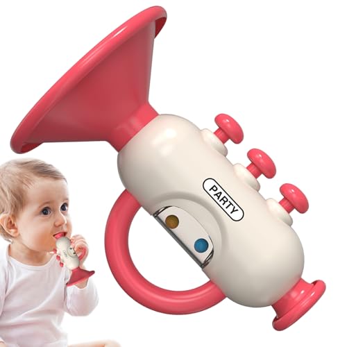 Musikspielzeug-Trumpet – Soundinstrument für Spaß, Noise Maker | frühes Lernen der Hupe zur Verbesserung der Lungenkraft und des Gehörs, kreative Musik spielen von Générique