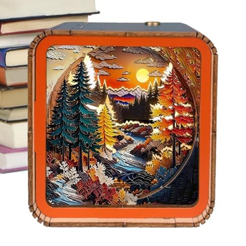 Nachtlicht Puzzle aus Holz, Nachtlicht Puzzles aus Holz, kabellos, LED-Nachtlicht aus Holz, Puzzle, Dekoration für Zuhause und Erwachsene Nachtlicht Puzzle aus Holz, Nachtlicht Puzzles aus Holz, kabellos, LED-Nachtlicht aus Holz, Puzzle, Dekoration für Zuhause und Erwachsene von Générique