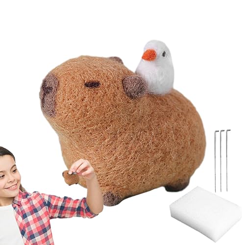Nadelfilz-Set für Anfänger, Filz-Set für Anfänger – Nadelfilz-Set für Anfänger, Nadelfilz-Set für Anfänger, Set aus Nadelfilz, Tonidle, Werkzeugtyp Nadelfilz-Set für Anfänger, Filz-Set für Anfänger – Nadelfilz-Set für Anfänger, Nadelfilz-Set für Anfänger, Set aus Nadelfilz, Tonidle, Werkzeugtyp von Générique