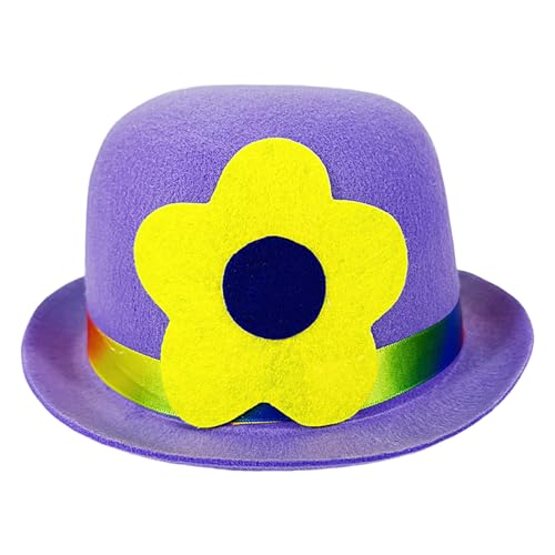 Narren-Hut | flache Clownmütze für Verkleidungen, bunt, atmungsaktiv, für Kostüm, Festival, Cosplay, Outdoor, Haus Narren-Hut | flache Clownmütze für Verkleidungen, bunt, atmungsaktiv, für Kostüm, Festival, Cosplay, Outdoor, Haus von Générique