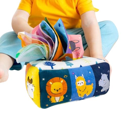 Nehmen Sie eine Serviettenbox für die – interaktives Babyspielzeug mit Zugstoff für sensorisches Spiel | Lernspielzeug für Kleinkinder und Neugeborene Nehmen Sie eine Serviettenbox für die – interaktives Babyspielzeug mit Zugstoff für sensorisches Spiel | Lernspielzeug für Kleinkinder und Neugeborene von Générique