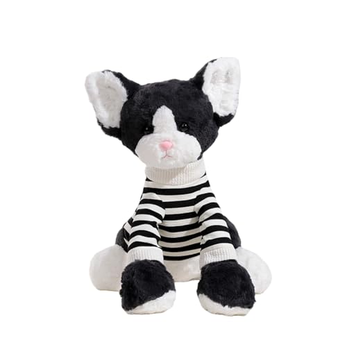 Niedliche Katze Devon Rex aus Plüsch, schwarze Katze, Plüschtiere, Plüschtier für Kinder, Erwachsene, Geburtstag, Weihnachten, realistische Halloween-Figur – niedliches und realistisches Spielzeug für Niedliche Katze Devon Rex aus Plüsch, schwarze Katze, Plüschtiere, Plüschtier für Kinder, Erwachsene, Geburtstag, Weihnachten, realistische Halloween-Figur – niedliches und realistisches Spielzeug für von Générique
