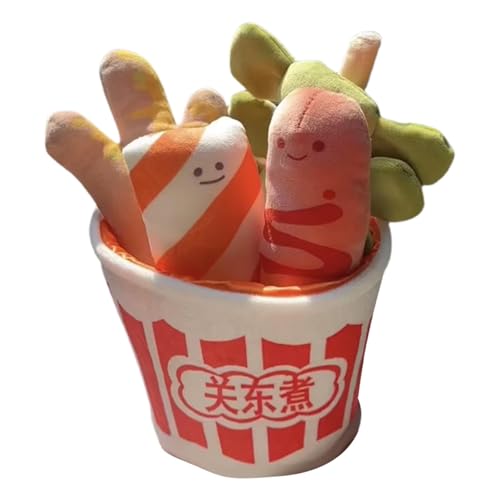 Niedliches gefülltes kleines , Gourmet-Plüschtier – würzige Hot Pot Plüschfigur mit Oden-Design | Kreatives Spielzeug-Set, Fast weiches Plüschspielzeug zur Dekoration, und Mädchen von Générique