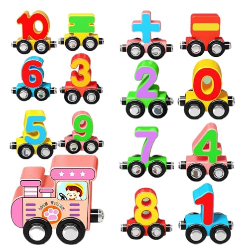 Number Train Toy, Magnetic Color Sorting Math Learning Playset, Number Matching, 14.57 Inches Colors Sorting Sensory Toys for Interactive Learnings and Fun Number Train Toy, Magnetic Color Sorting Math Learning Playset, Number Matching, 14.57 Inches Colors Sorting Sensory Toys for Interactive Learnings and Fun von Générique