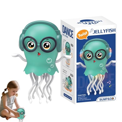 Octopus Toy Dancing – Spielzeug zur Vermeidung von Hindernissen im Auto | Tintenfischspielzeug tanzt mit leichter Musik | Tanzgelee-Spielzeug | Elektrisches Unterhaltungspaket für von Générique